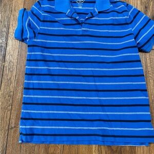 St. John's Bay Blue Striped Polo